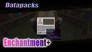 Minecraft Datapacks 116 Enchantment [upl. by Lore]