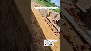 Lime mortar brick work madurai new trending shorts viralvideo instagram adhi 9944766456 [upl. by Nilla]