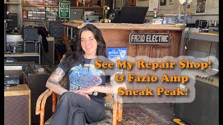 Take a Look at My Repair Shop  Fazio Electric Amp Teaser [upl. by Yahc]