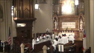 Adoremus in Aeternum and Laudate Dominum Mozart  Corpus Christi 2012 St Johns Detroit [upl. by Llekcor]