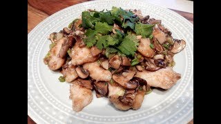 S2Ep79Fish Fillet with Mushrooms and Rice Wine 米酒蘑菇魚片 [upl. by Lynad]