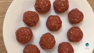 Spicy Meatballs Recipe  Spicy Deep Fried Meatballs Recipe [upl. by Nicholl]