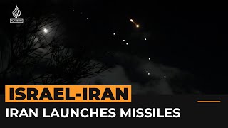 Iran launches missiles at Israel  Al Jazeera Newsfeed [upl. by Gusella627]