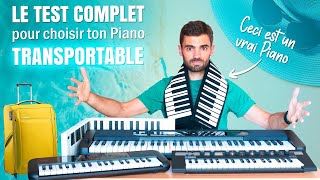 TESTS de Pianos TRANSPORTABLES pour emmener partout avec toi 😊 [upl. by Saidel]