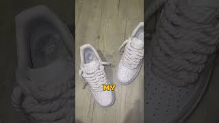 How to make Rope Laces FULL TUTORIAL Air Force 1 Custom [upl. by Russel]