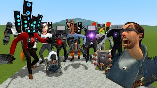 NEW ASTRO GMAN VS ASTRO JUGGERNAUT AND OTHER SKIBIDI TOILET BOSSES In Garrys Mod [upl. by Latterll367]