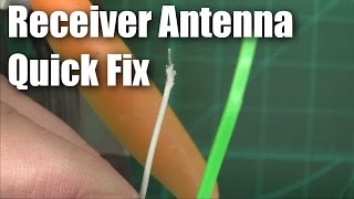 How to repair a broken receiver antenna [upl. by Encratis]