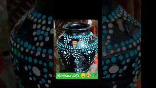 Easy Mandala dots 🎨😊🖌️ reels ankasdiyartgallery reelfeed diycraft mandaladots [upl. by Ayifa319]