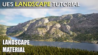 Unreal Engine 5 Landscape Material  UE5 Tutorial [upl. by Aggie]