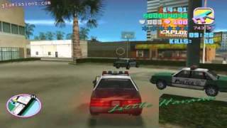 GTA Vice City  65  Side Mission  Vigilante [upl. by Kynan365]