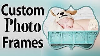 Creating Custom Photo Frames Using Photoshop Masks  Photoshop Tutorial [upl. by Adnilram]