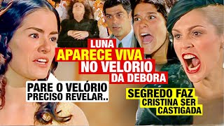 ALMA GEMEA  Luna APARECE VIVA no velório da Débora e revela segredo para Serena [upl. by Yrro353]