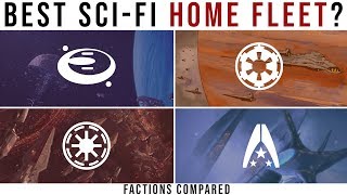 Which SciFi Faction has the BEST HOME FLEET  Factions Compared Halo Mass Effect Star Wars [upl. by Emogene502]