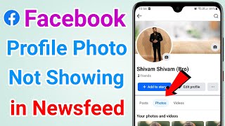 Facebook profile photo not showing in newsfeed problem fix [upl. by Palma]