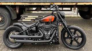 Harley Davidson Street Bob 114 M8 Softail Kesstech  Verkaufsvideo [upl. by Salisbury]