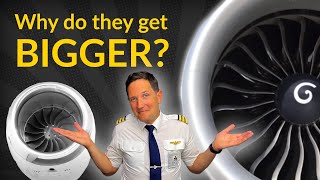 HOW DO JET ENGINES work and WHY do they get BIGGER Explained by CAPTAIN JOE [upl. by Brunhilda126]