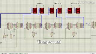 Como hacer un Reloj Digital circuito [upl. by Buchbinder]