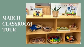 MARCH CLASSROOM TOUR  TOY ROTATION  TODDLERS amp PRESCHOOLERS [upl. by Lessig]