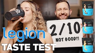 Rating Legion Protein Powders Blind Taste Test  GIVEAWAY [upl. by Cos]