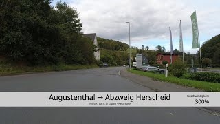 MK Augustenthal → Abzweig Herscheid [upl. by Ecnerewal]