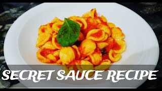 ORECCHIETTE AL POMODORO secret recipe of pasta marinara sauce [upl. by Thetos]