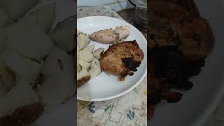 Diced baked potato and roasted chicken Vertical [upl. by Atiram968]