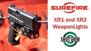 SureFires New XR1 and XR2 WeaponLights  2019 SHOT Show [upl. by Ekaj612]