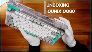 IQUNIX OG80 TTC GOLD PINK RGB Unboxing Experience amp Sound Test [upl. by Lurie]