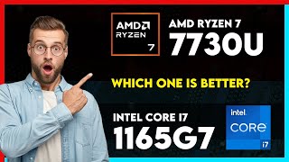 AMD Ryzen 7 7730U vs Intel Core i7 1165G7 Comparison [upl. by Brey]