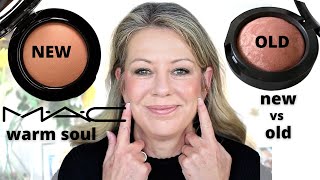 Mac Warm Soul Blush New vs Old Version  The difference explained  Mature Skin Approved 🤔 [upl. by Noryk869]