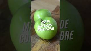 SUCO DETOX de MAÇÃ VERDE com GENGIBRE [upl. by Natassia]