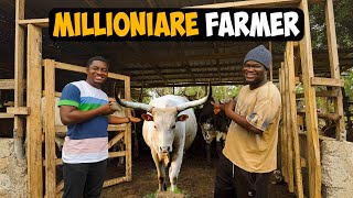 How a 27 Year Old Ghanaian is Building the country’s Largest SemiIntensive Cattle Farm cattle [upl. by Gottfried406]