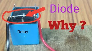 Why diode is mandatory in relay [upl. by Darra]