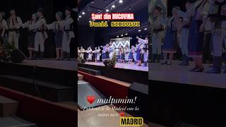 MADRID  Sunt din Bucovina AlexandruBradatan  Junii Sibiului ♥️ [upl. by Refanej556]