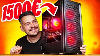 Was kann ein 1500€ GAMING PC Test 2024 [upl. by Yerggoeg]