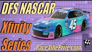 NASCAR DFS  Darlington Xfinity Series 2024  DraftKings Salary Review  Picks Predictions and Bets [upl. by Xad829]