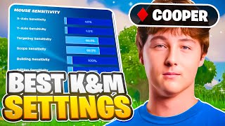 Cooper Shows BEST Keyboard amp Mouse SETTINGS IN 2024 [upl. by Ehgit]