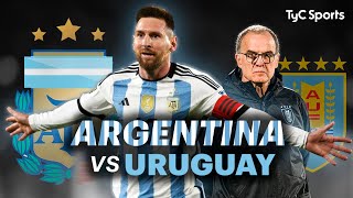 EN VIVO 🔴 ARGENTINA vs URUGUAY  Eliminatorias Sudamericanas ⚽ ¡Juega la SCALONETA por TyC SPORTS [upl. by Titos]