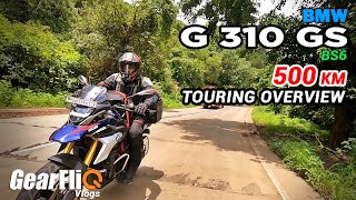 BMW G 310 GS  500 KM Touring Video in Hindi  GearFliQ Vlogs [upl. by Vanessa]