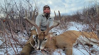 Whitetail Deer Hunting Montana  quotThe Bullyquot  BTB helps Madi Chavez kill her first buck ever [upl. by Hogue]