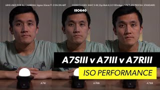 Sony A7SIII vs A7III vs A7RIII  Low light performance  How good is it [upl. by Nanfa837]