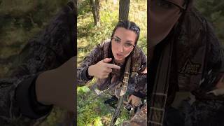 When I take my wife hunting…hunting bowhunting whitetails deerhunting bowhuntingwhitetails fun [upl. by Oremoh33]