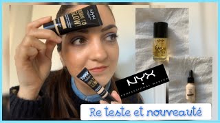 TEST NYX Anti cerne Born to glow plus re test du fond de teint [upl. by Emmeline]