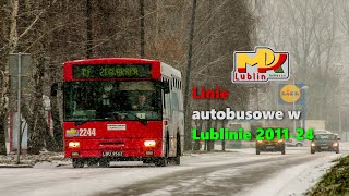 Linie autobusowe w Lublinie 201124 cz2 [upl. by Fellows]