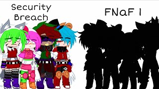 Security Breach meets FNaF 1  Not Original  Short skit [upl. by Zerimar]