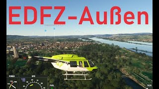 Flug mit Bell 407 von MainzFinthen nach OestrichWinkel [upl. by Tomi386]