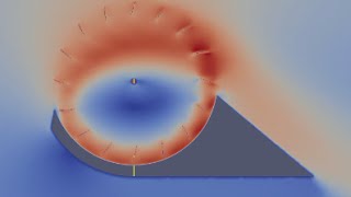 FanWing Simulation in OpenFOAM Using Arbitrary Mesh Interface AMI [upl. by Taima655]