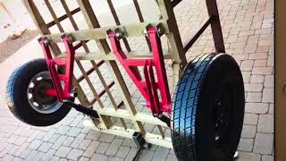 AIR RIDE Independent Suspension Off Road OverLand Trailer with Air Ride Shocks and Leaf Springs [upl. by Araihc]