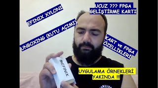 UCUZ FPGA GELİŞTİRME KARTI  EFINIX XYLONI Unboxing Video  Kart ve FPGA Tanıtımı [upl. by Halyahs]