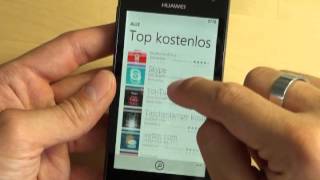 Huawei Ascend W1  Internet  Teil 3 [upl. by Ahsratan]